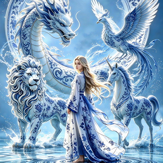 青花女神 万兽之巅Blue and White Goddess, Peak of All Beasts(Anchor development)